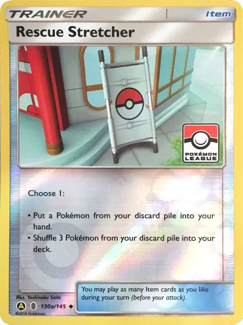 Rescue Stretcher - 130a/145 (Pokemon League) card art