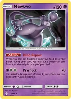 Mewtwo - 75/214 (SM Unbroken Bonds) (Cracked Ice Holo) card art
