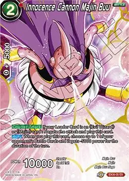 Innocence Cannon Majin Buu card art