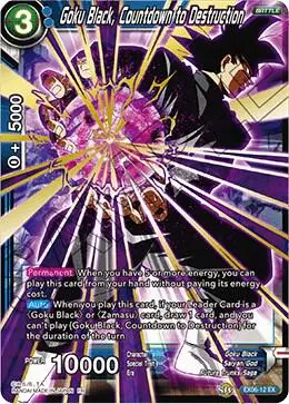 Goku Black, Countdown to Destruction card art