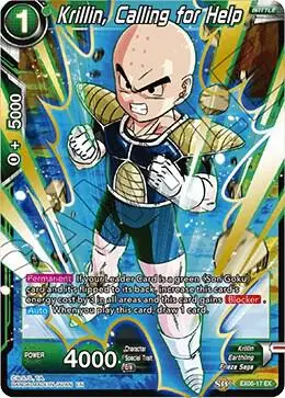 Krillin, Calling for Help card art