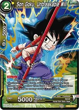 Son Goku, Unbreakable Will card art