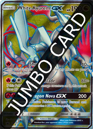 White Kyurem GX - SM141 card art