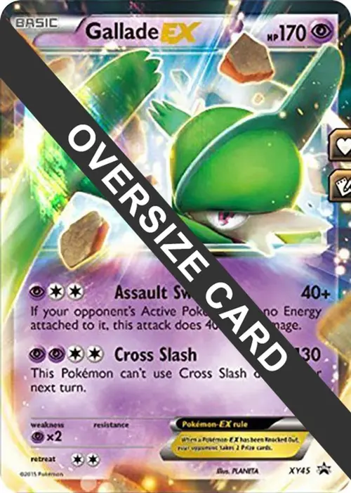 Gallade EX - XY45 (XY Black Star Promo) card art