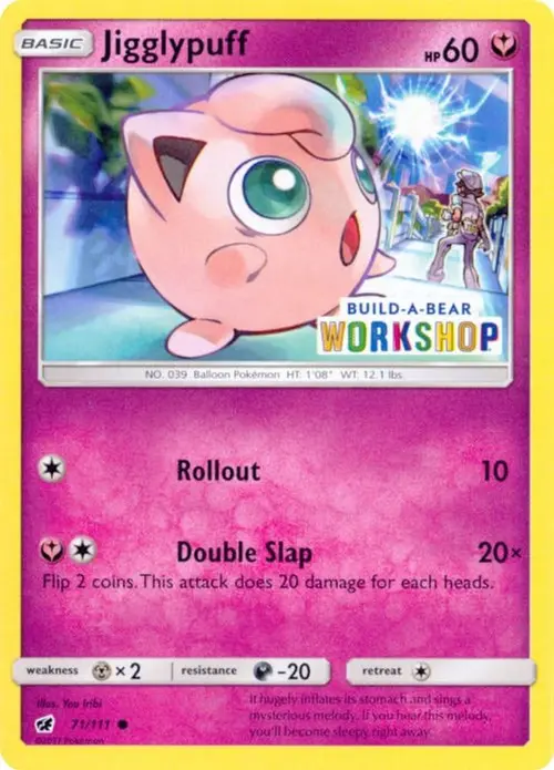 Jigglypuff - 71/111 (Build-A-Bear Workshop Exclusive) card art