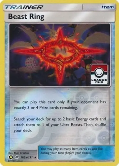 Beast Ring - 102a/131 (League Cup) card art