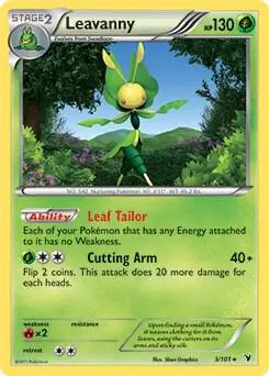 Leavanny - 3/101 (BW Noble Victories) card art
