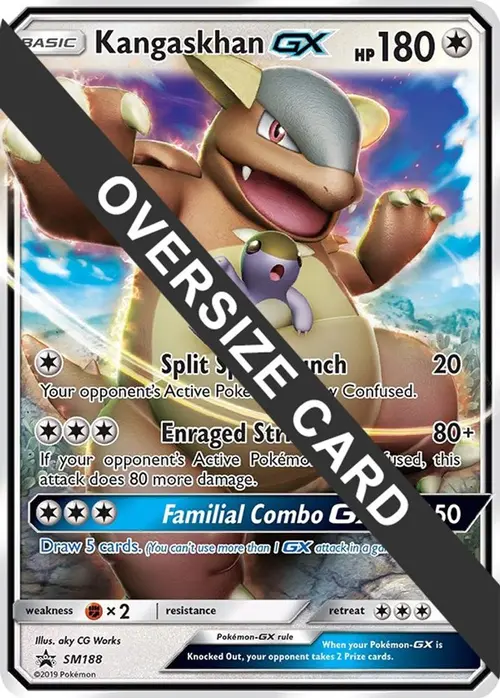 Kangaskhan GX - SM188 (SM Black Star Promo) card art