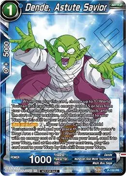 Dende, Astute Savior (Power Booster) card art