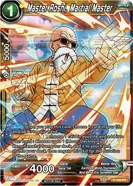Master Roshi, Martial Master (Power Booster: World Martial Arts Tournament) card art