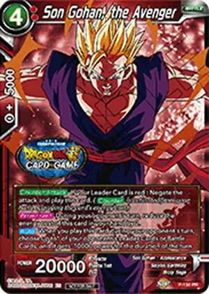 Son Gohan, the Avenger card art
