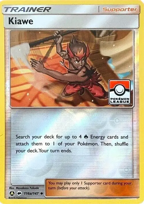 Kiawe - 116a/147 (Pokemon League) card art