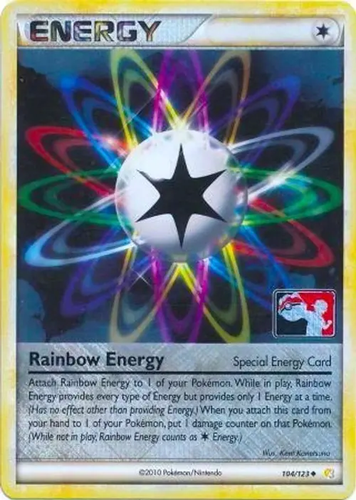 Rainbow Energy - 104/123 (League Promo) card art