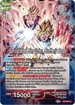 Son Gohan // Son Gohan & Son Goten, Brotherly Bonds card art