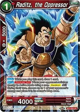 Raditz, the Oppressor card art