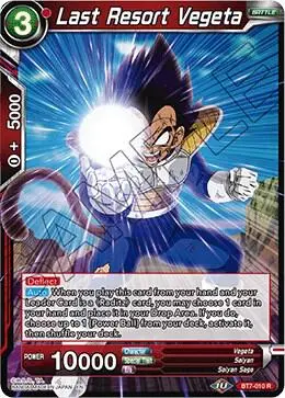 Last Resort Vegeta card art