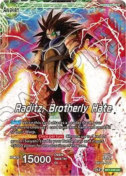 Raditz // Raditz, Brotherly Hate card art