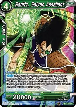 Raditz, Saiyan Assailant card art