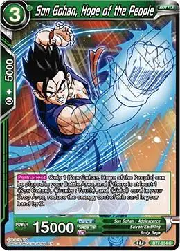 Son Gohan, Hope of the People card art