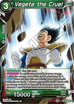 Vegeta the Cruel card art