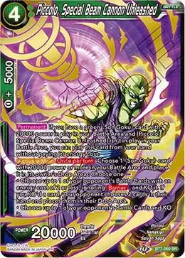 Piccolo, Special Beam Cannon Unleashed card art