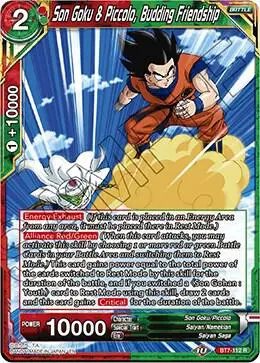 Son Goku & Piccolo, Budding Friendship card art