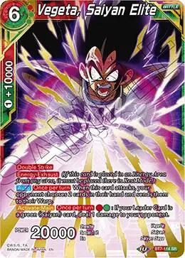Vegeta, Saiyan Elite card art