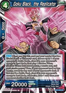 Goku Black, the Replicator card art