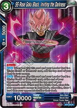 SS Rose Goku Black, Inviting the Darkness card art