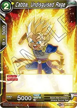 Cabba, Undisguised Rage card art