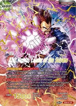 King Vegeta // King Vegeta, Leader of the Saiyans card art