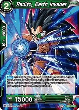 Raditz, Earth Invader card art