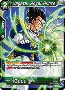 Vegeta, Royal Prince card art