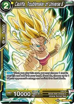 Caulifla, Troublemaker of Universe 6 card art