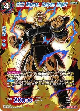 SS3 Nappa, Saiyan Might card art