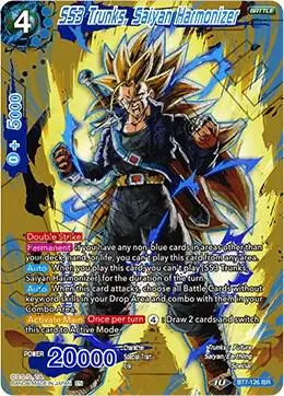 SS3 Trunks, Saiyan Harmonizer card art