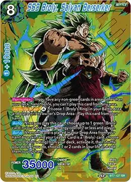 SS3 Broly, Saiyan Berserker card art