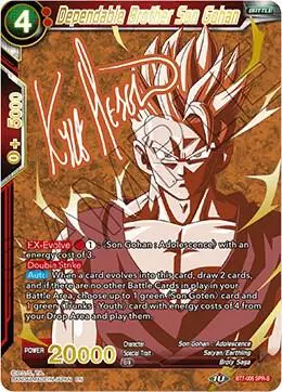 Dependable Brother Son Gohan (SPR Signature) card art