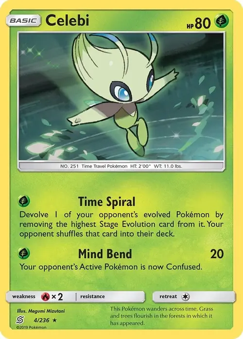 Celebi card art