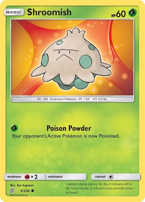 Shroomish card art