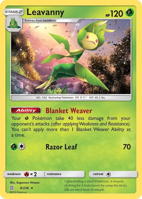 Leavanny card art