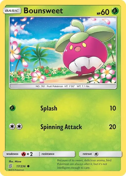 Bounsweet card art