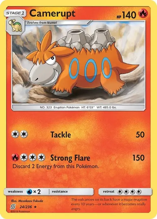Camerupt card art