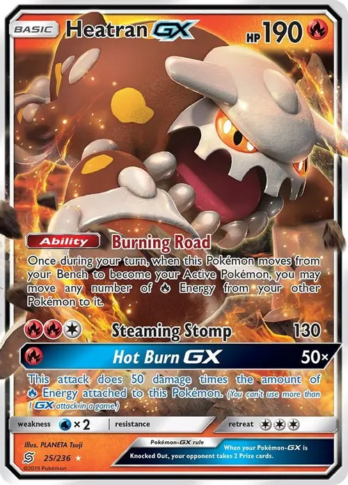 Heatran GX card art