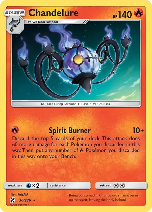 Chandelure card art