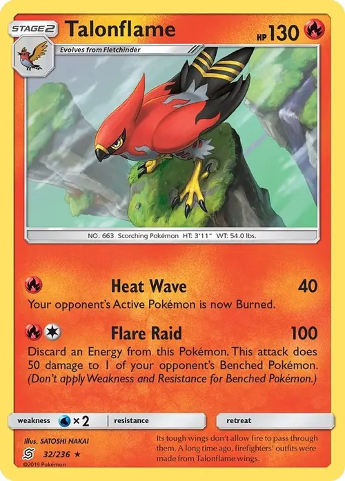 Talonflame card art