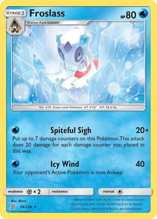 Froslass card art