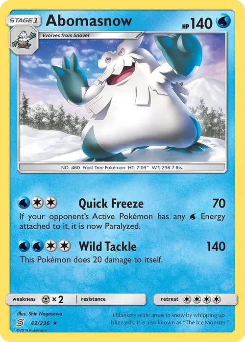 Abomasnow card art