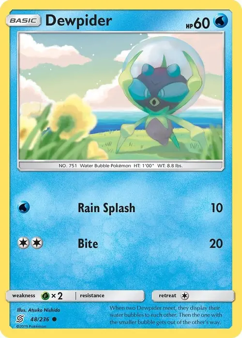 Dewpider card art