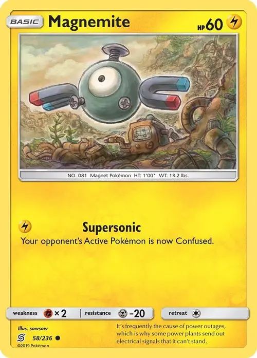 Magnemite card art